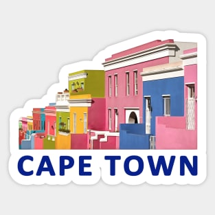 Bo-Kaap Street, Cape Town, South Africa Sticker